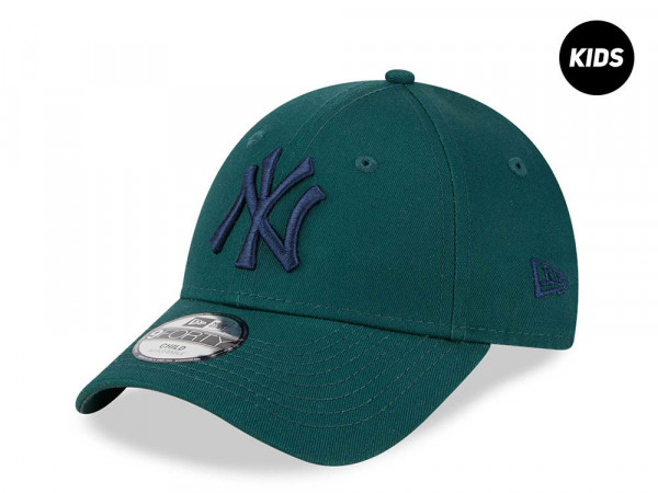 New Era New York Yankees Essential League Dark Green Kids 9Forty Strapback Cap
