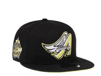 New Era Anaheim Angels 40th Anniversary Black and Neon Edition 9Fifty Snapback Cap