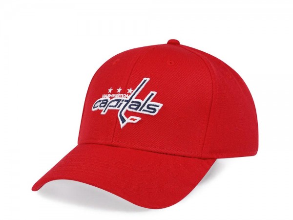 American Needle Washington Capitals Red Stadium Curved Snapback Cap