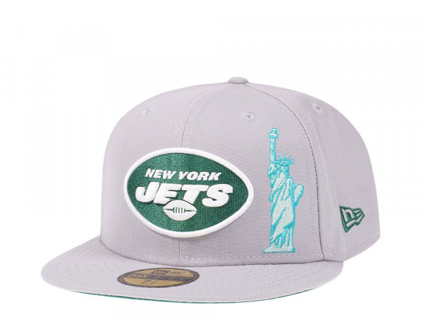 New Era New York Jets City Icons Grey Edition 59Fifty Fitted Cap