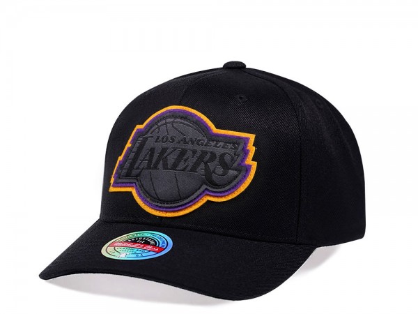 Mitchell & Ness Los Angeles Lakers Levels Red Line Flex Snapback Cap