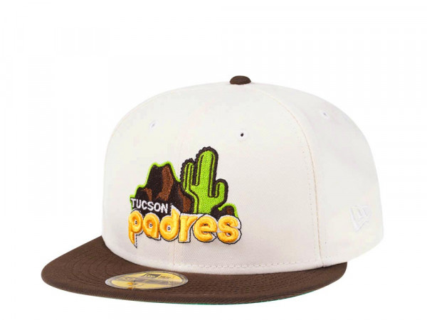 New Era Tucson Padres Cream Two Tone Prime Edition 59Fifty Fitted Cap
