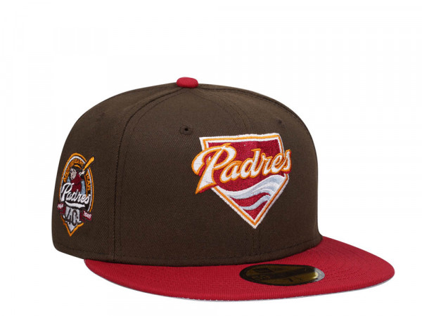 New Era San Diego Padres 40th Anniversary Walnut Two Tone Prime Edition 59Fifty Fitted Cap