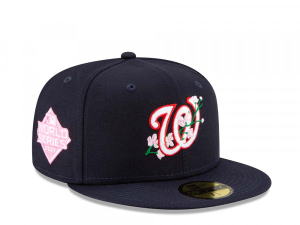 New Era Washington Nationals World Series 2019 Bloom Patch 59Fifty Fitted Cap