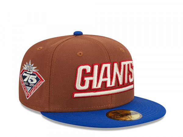 New Era New York Giants 75th Anniversary Harvest Two Tone Edition 59Fifty Fitted Cap