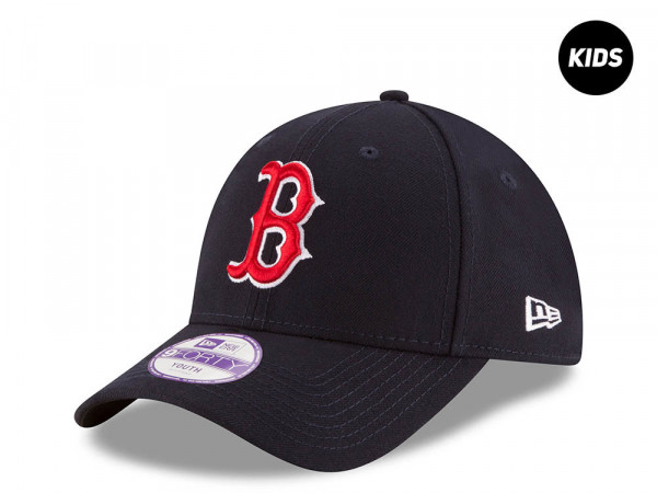 New Era Boston Red Sox Navy Kids 9Forty Strapback Cap