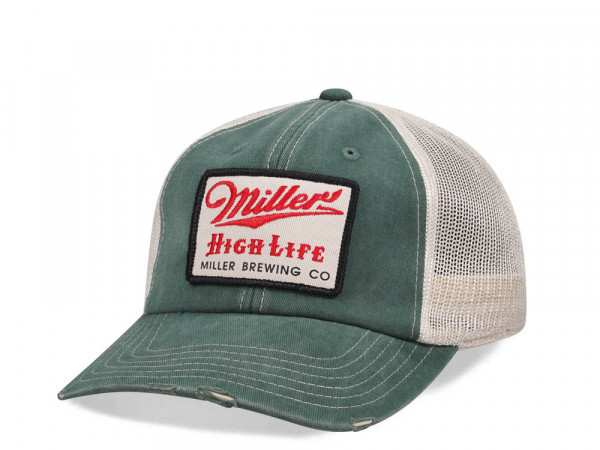 American Needle Miller High Life Orville Olive Trucker Snapback Cap