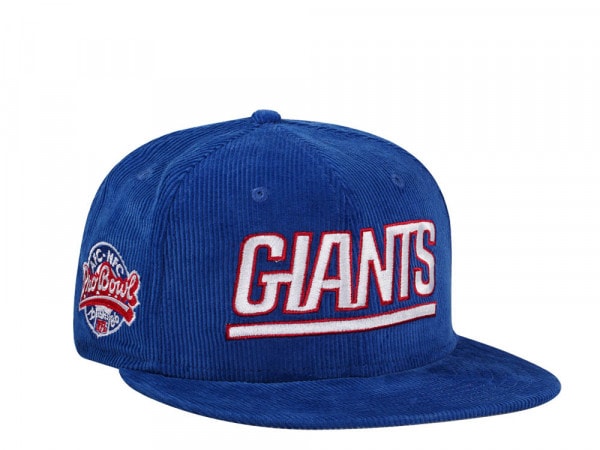 New Era New York Giants Pro Bowl 1986 Throwback Cord Edition 59Fifty Fitted Cap
