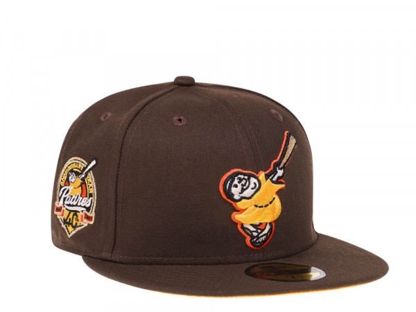 New Era San Diego Padres 40th Anniversary Golden Friar Chocolate Prime Edition 59Fifty Fitted Cap