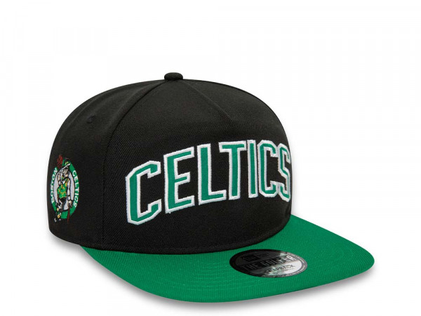 New Era Boston Celtics Two Tone A Frame Golfer Snapback Cap