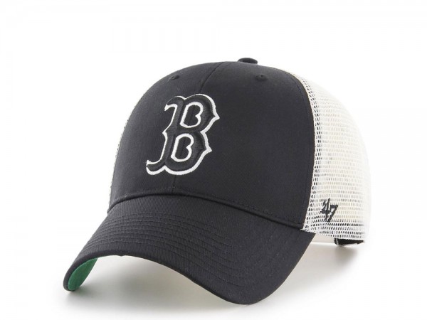47Brand Boston Red Sox MVP Black Trucker Snapback Cap