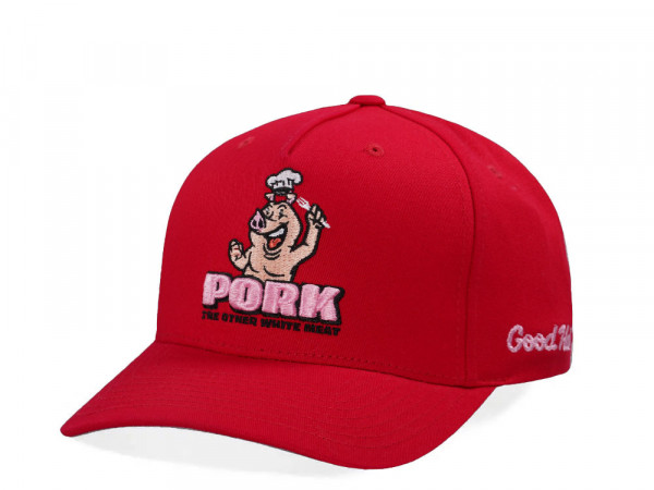 Good Hats Pork Hot Red Edition Snapback Cap