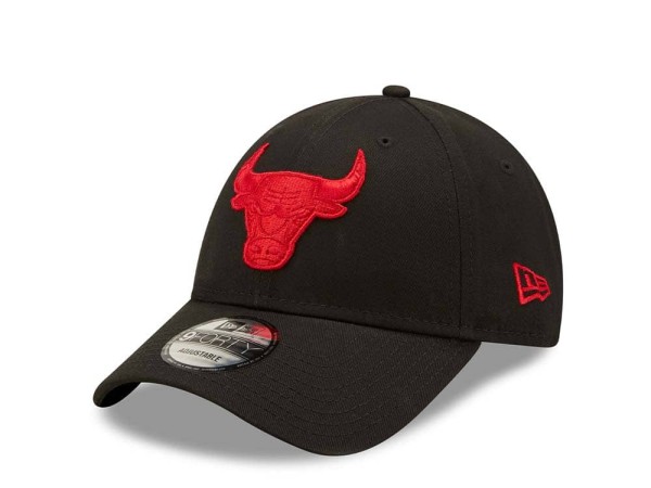New Era Chicago Bulls Neon Pack Black 9Forty Strapback Cap