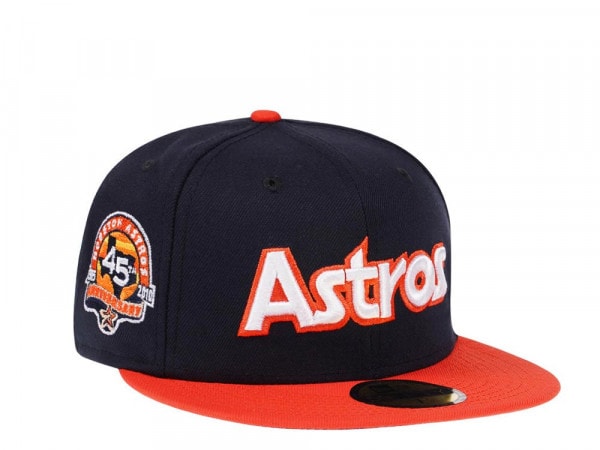 New Era Houston Astros 45th Anniversary Two Tone Classic Edition 59Fifty Fitted Cap