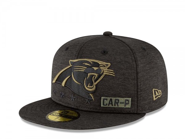 New Era Carolina Panthers Salute to Service 2020 Fitted 59Fifty Cap