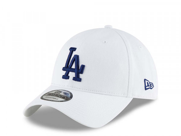 New Era Los Angeles Dodgers White Core Classic 9Twenty Strapback Cap