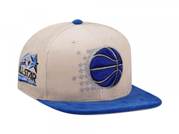 Mitchell & Ness Orlando Magic All Star 2012 Two Tone Hardwood Classic Cord Edition Dynasty Fitted Cap
