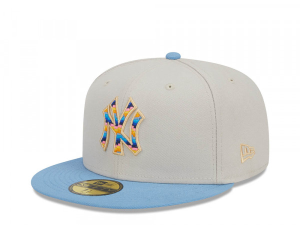 New Era New York Yankees Beachfront Stone Two Tone Edition 59Fifty Fitted Cap