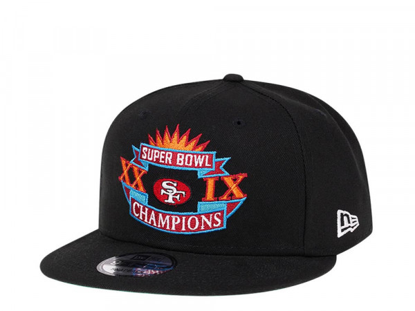 New Era San Francisco 49ers Super Bowl Champions XXIX Black Edition9Fifty Snapback Cap