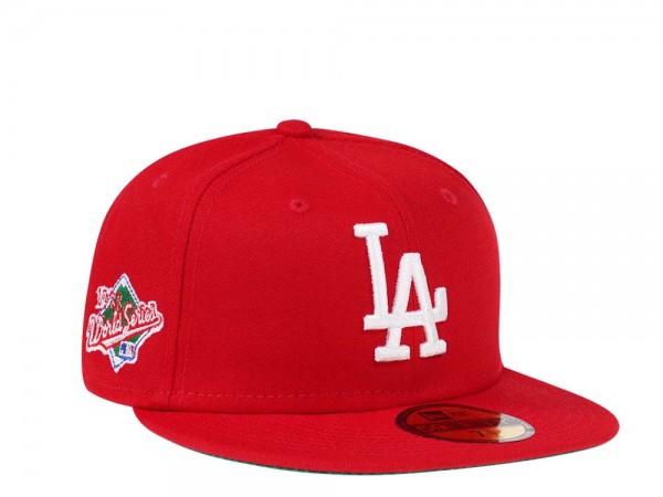 New Era Los Angeles Dodgers World Series 1981 Red Throwback Edition 59Fifty Fitted Cap