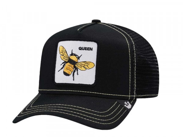 Goorin Bros The Queen Bee Black Trucker Snapback Cap