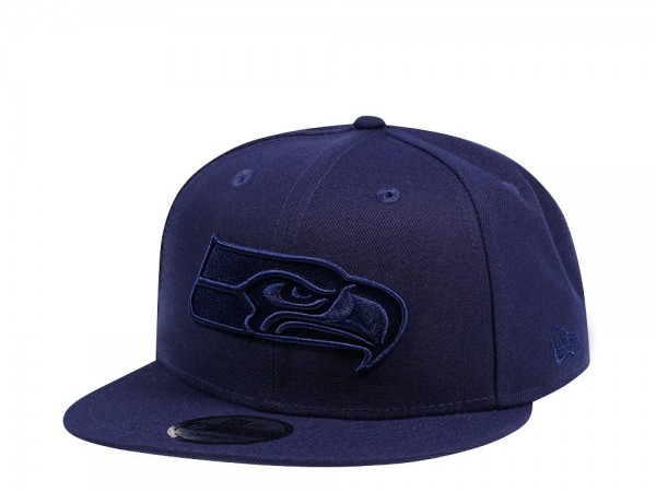 New Era Seattle Seahawks Deep Blue Tonal Edition 9Fifty Snapback Cap