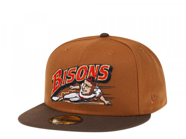 New Era Buffalo Bisons Bourbon and Suede Edition 59Fifty Fitted Cap