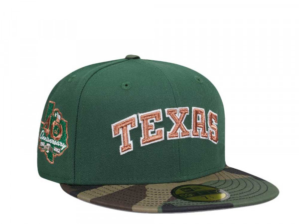 New Era Texas Rangers 40th Anniversary Camel Two Tone Edition 59Fifty Fitted Cap