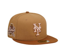 New Era New York Mets 40th Anniversary Cappuccino Peach Two Tone Edition 59Fifty Fitted Cap