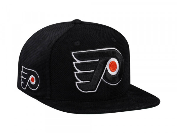 Mitchell & Ness Philadelphia Flyers Black Cord Vintage Snapback Cap