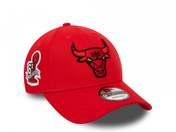 New Era Chicago Bulls Champions Red 9Forty Strapback Cap