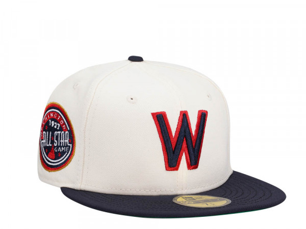New Era Washington Senators All Star Game 1937 Chrome Two Tone Throwback Edition 59Fifty Fitted Cap