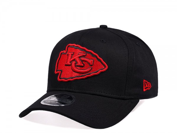 New Era Kansas City Chiefs Black and Red Edition 9Fifty Stretch Snapback Cap