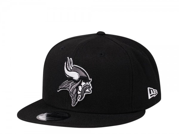 New Era Minnesota Vikings Steel Black Edition 9Fifty Snapback Cap
