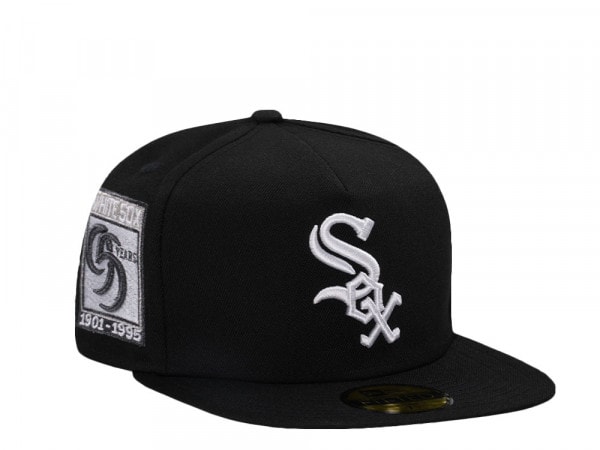 New Era Chicago White Sox 95 Years Black Classic Edition A Frame 59Fifty Fitted Cap