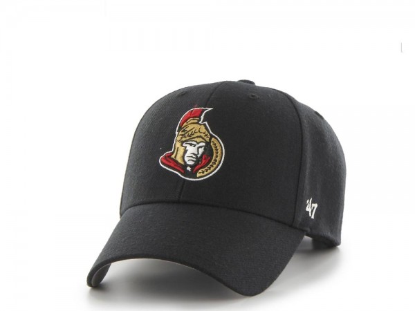 47brand Ottawa Senators MVP Black Snapback Cap