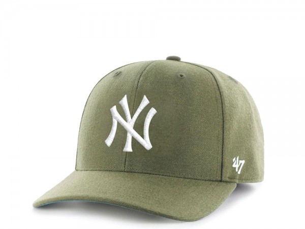 47Brand New York Yankees Cold Zone MVP DP Olive Snapback Cap