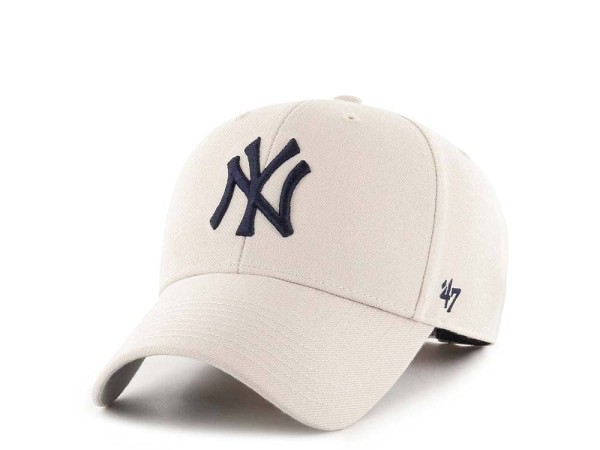 47Brand New York Yankees Classic Beige Strapback Cap