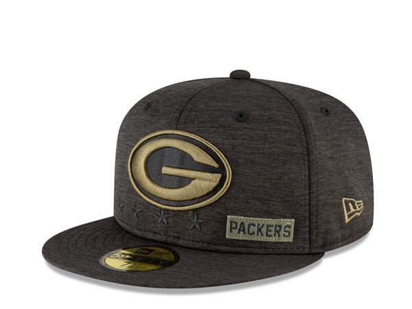 New Era Green Bay Packers Salute to Service 2020 Fitted 59Fifty Cap
