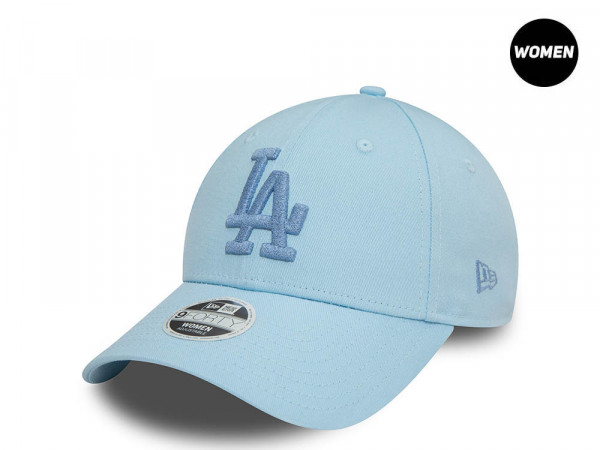 New Era Los Angeles Dodgers Metallic Logo Blue Womens 9Forty Strapback Cap