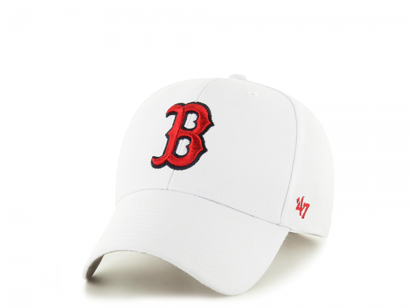 47Brand Boston Red Sox White Classic Strapback Cap