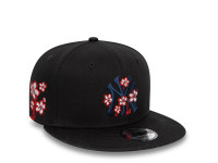 New Era New York Yankees Flower Icon Black 9Fifty Snapback Cap
