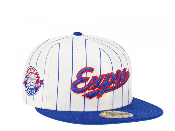 New Era Montreal Expos 25th Anniversary Pinstripe Heroes Elite Edition 59Fifty Fitted Cap