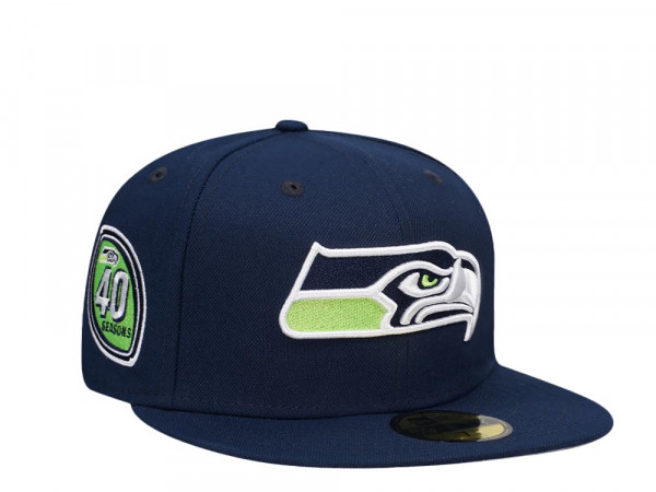 New Era Seattle Seahawks 40 Seasons Classic Prime Edition 59Fifty Fitted Cap