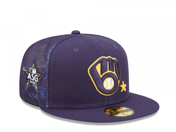 New Era Milwaukee Brewers All Star Game 2022 Workout Trucker 59Fifty Fitted Cap