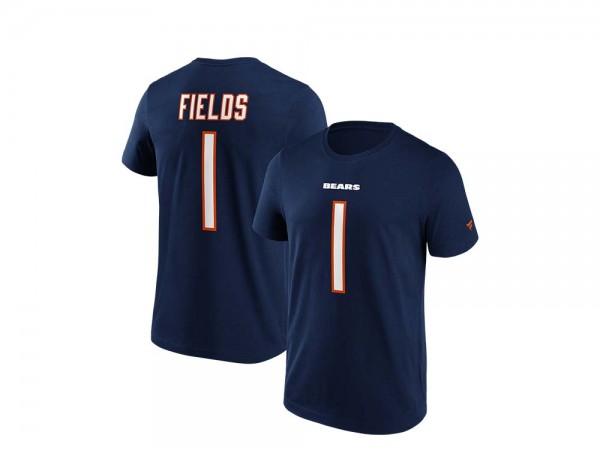 Fanatics Chicago Bears Justin Fields Name & Number T-Shirt