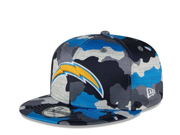 New Era Los Angeles Chargers NFL Training Camp 22 Camo 9Fifty Snapback Cap