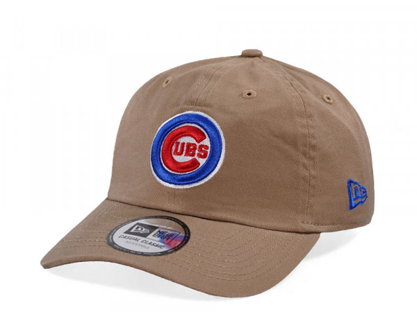 New Era Chicago Cubs Khaki Casual Classic Edition Strapback Cap