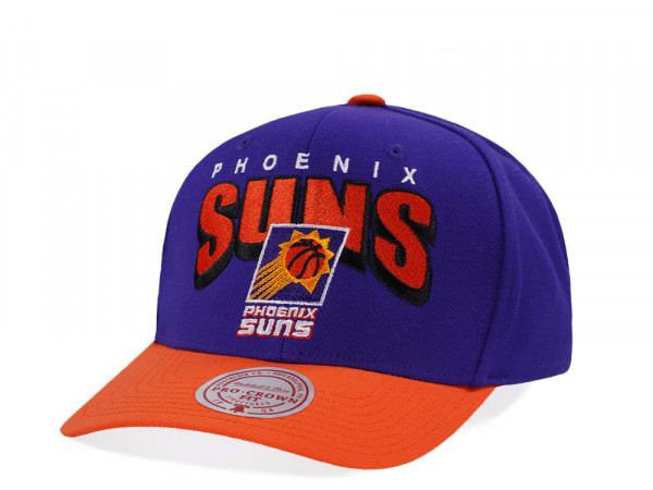 Mitchell & Ness Phoenix Suns Hardwood Classic Pro Crown Fit Purple Snapback Cap