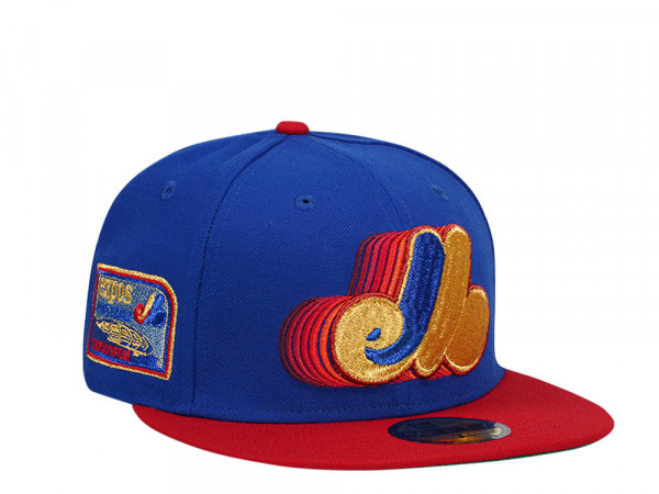 New Era Montreal Expos Olympic Stadium Faded Gold Two Tone Edition 59Fifty Fitted Cap